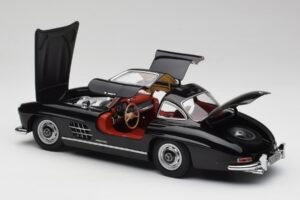 Mercedes 300 SL W198 Svart Minichamps 1:18 180039004 Metall — bild 5 av 8