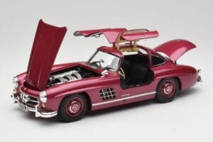 Mercedes 300 SL W198 Eldröd Minichamps 1:18 180039008 Metall — bild 2 av 8