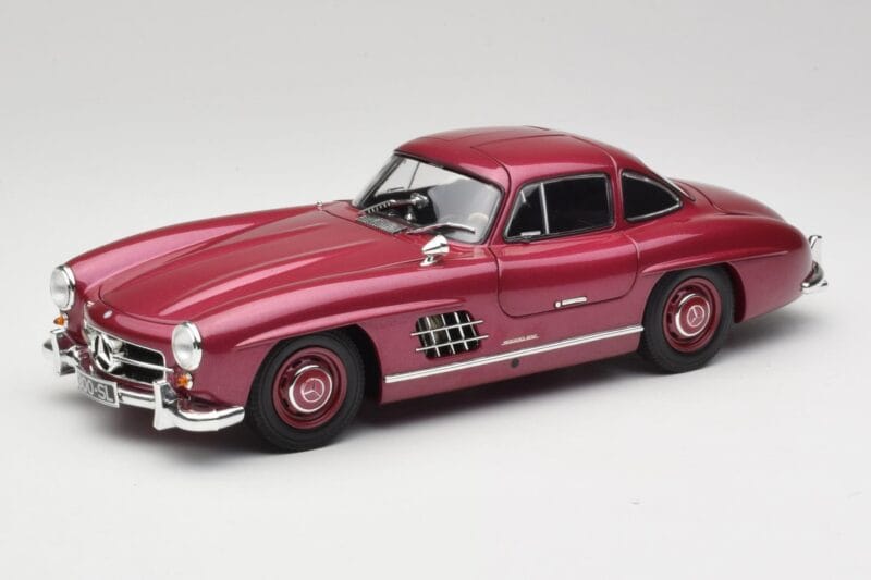Mercedes 300 SL W198 Eldröd Minichamps 1:18 180039008 Metall