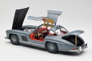 Mercedes 300 SL W198 Graphite Grå Minichamps 1:18 180039005 Metall — bild 5 av 8