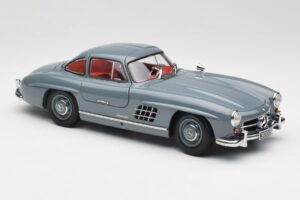 Mercedes 300 SL W198 Graphite Grå Minichamps 1:18 180039005 Metall — bild 6 av 8