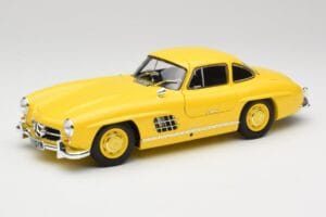 Mercedes 300 SL W198 Ljusgul Minichamps 1:18 180039009 Metall