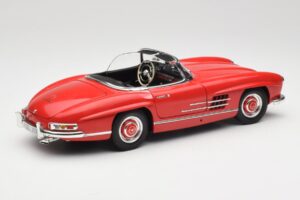 Mercedes 300 SL W198 Roadster Röd Med Hardtop Minichamps 1:18 180039041 Metall — bild 3 av 8