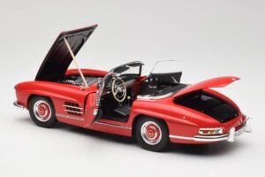 Mercedes 300 SL W198 Roadster Röd Med Hardtop Minichamps 1:18 180039041 Metall — bild 5 av 8