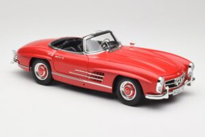 Mercedes 300 SL W198 Roadster Röd Med Hardtop Minichamps 1:18 180039041 Metall — bild 6 av 8
