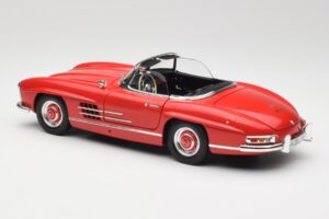 Mercedes 300 SL W198 Roadster Röd Med Hardtop Minichamps 1:18 180039041 Metall — bild 7 av 8