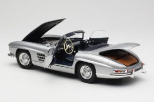 Mercedes 300 SL W198 Roadster Silver Metallic Minichamps 1:18 180039030 Metall — bild 5 av 8
