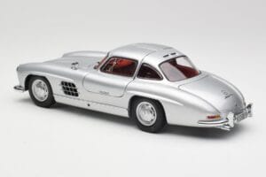Mercedes 300 SL W198 Gullwing Silver Metallic Minichamps 1:18 B66040379 Metall — bild 7 av 8