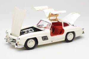 Mercedes 300 SL W198 Vit Minichamps 1:18 180039006 Metall — bild 2 av 8