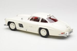 Mercedes 300 SL W198 Vit Minichamps 1:18 180039006 Metall — bild 7 av 8