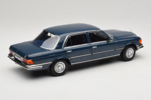 Mercedes 350 SEL W116 Hansa Blue Norev 1:18 183976 Metall — bild 3 av 8