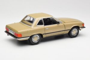Mercedes 350 SL R107 Guld Sun Star 1:18 MB004 Metall — bild 3 av 8