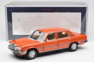 Mercedes 450 SEL 6.9 W116 Orange Metallic Norev 1:18 183459 Metall — bild 8 av 8