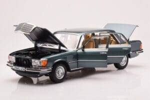Mercedes 450 SEL 6.9 W116 Petrol Metallic Norev 1:18 183974 Metall — bild 2 av 8