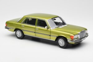 Mercedes 450 SEL W116 Citrus Grön Återförsäljarupplaga Norev 1:18 B66040683 Metall — bild 6 av 8