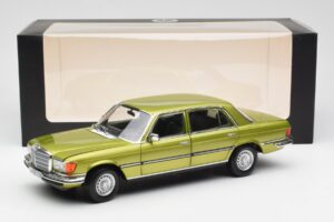 Mercedes 450 SEL W116 Citrus Grön Återförsäljarupplaga Norev 1:18 B66040683 Metall — bild 8 av 8