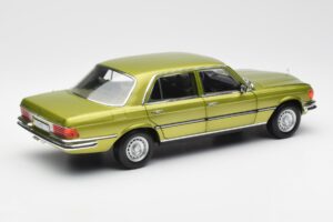 Mercedes 450 SEL W116 Citrus Grön Återförsäljarupplaga Norev 1:18 B66040683 Metall — bild 3 av 8