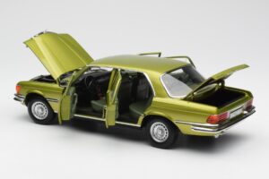 Mercedes 450 SEL W116 Citrus Grön Återförsäljarupplaga Norev 1:18 B66040683 Metall — bild 5 av 8