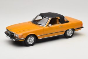 Mercedes 450 SL R107 Cayenne Orange Norev 1:18 183350 Metall — bild 3 av 10