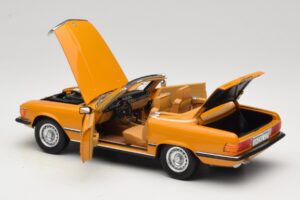 Mercedes 450 SL R107 Cayenne Orange Norev 1:18 183350 Metall — bild 7 av 10
