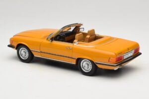 Mercedes 450 SL R107 Cayenne Orange Norev 1:18 183350 Metall — bild 9 av 10