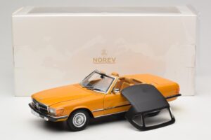 Mercedes 450 SL R107 Cayenne Orange Norev 1:18 183350 Metall — bild 10 av 10