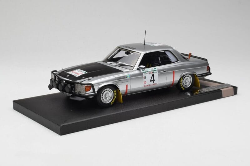 Mercedes 450 SLC 5.0 C107 #4 B. Waldegard / H. Thorszelius Rally Bandama 1979 Minichamps 1:18 107793204 Resin