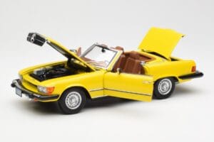 Mercedes 450SL R107 Gul US Version Norev 1:18 183727 Metall — bild 2 av 9