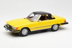 Mercedes 450SL R107 Gul US Version Norev 1:18 183727 Metall — bild 3 av 9