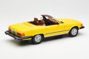 Mercedes 450SL R107 Gul US Version Norev 1:18 183727 Metall — bild 4 av 9