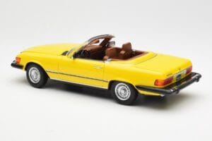 Mercedes 450SL R107 Gul US Version Norev 1:18 183727 Metall — bild 8 av 9