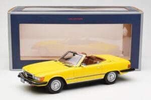 Mercedes 450SL R107 Gul US Version Norev 1:18 183727 Metall — bild 9 av 9