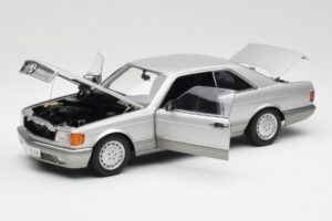 Mercedes 500 SEC C126 Silver AUTOart 1:18 76212 Metall — bild 2 av 8