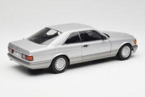 Mercedes 500 SEC C126 Silver AUTOart 1:18 76212 Metall — bild 3 av 8