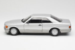 Mercedes 500 SEC C126 Silver AUTOart 1:18 76212 Metall — bild 4 av 8