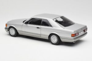 Mercedes 500 SEC C126 Silver AUTOart 1:18 76212 Metall — bild 7 av 8
