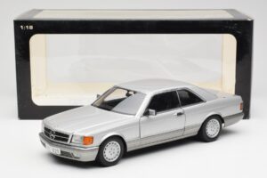 Mercedes 500 SEC C126 Silver AUTOart 1:18 76212 Metall — bild 8 av 8