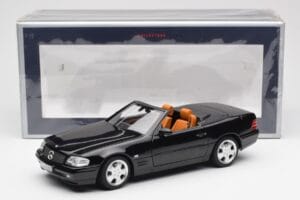 Mercedes SL 500 R129 Svart Norev 1:18 183750 Metall — bild 10 av 10