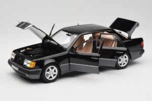 Mercedes 500E W124 Svart Limited Edition Norev 1:18 183949 Metall — bild 2 av 12