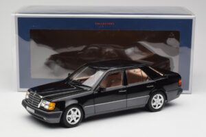 Mercedes 500E W124 Svart Limited Edition Norev 1:18 183949 Metall — bild 12 av 12