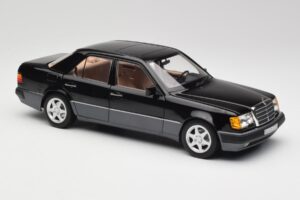 Mercedes 500E W124 Svart Limited Edition Norev 1:18 183949 Metall — bild 6 av 12