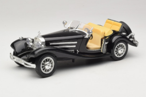 Mercedes 500K Roadster Svart Bburago 1:18 3020-P2 Metall — bild 2 av 8