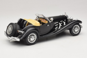 Mercedes 500K Roadster Svart Bburago 1:18 3020-P2 Metall — bild 3 av 8