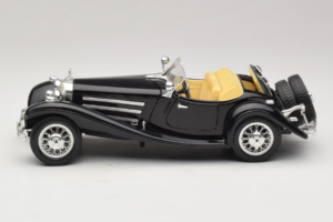 Mercedes 500K Roadster Svart Bburago 1:18 3020-P2 Metall — bild 4 av 8