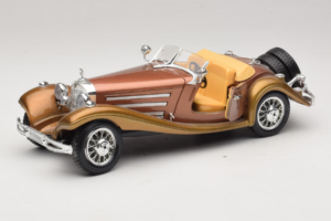 Mercedes 500K Roadster Koppar Metallic Bburago 1:18 3020-P1 Metall — bild 2 av 8