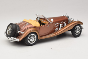 Mercedes 500K Roadster Koppar Metallic Bburago 1:18 3020-P1 Metall — bild 3 av 8