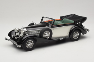 Mercedes 540K Cabriolet Svart Silver Cult Models 1:18 CML184-3 Metall