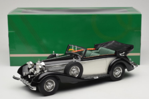 Mercedes 540K Cabriolet Svart Silver Cult Models 1:18 CML184-3 Metall — bild 6 av 6