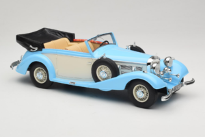 Mercedes 540K Cabriolet Blå Vit Cult Models 1:18 CML184-2 Metall — bild 4 av 6