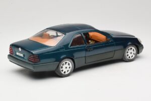 Mercedes 600 SEC C140 Grön Majorette 1:18 4418 Metall — bild 3 av 8